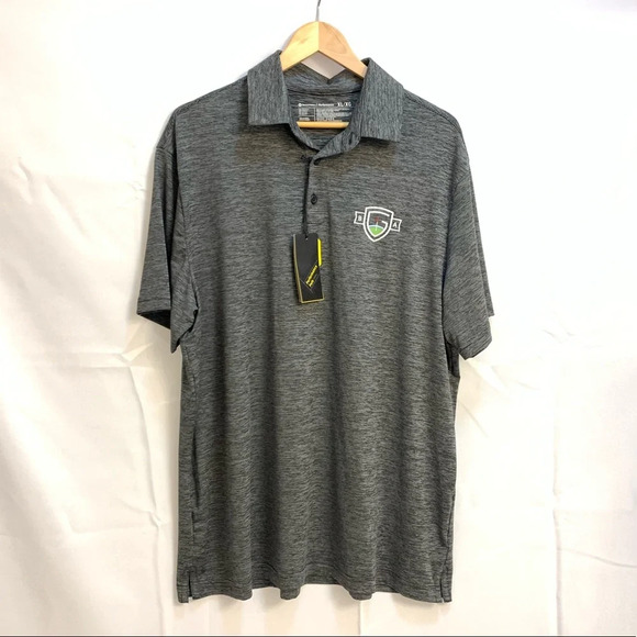 Member’s Mark Grey Heather Performance Polo - XL - Picture 1 of 8